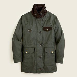 J Crew green field jacket spring coat 2XL